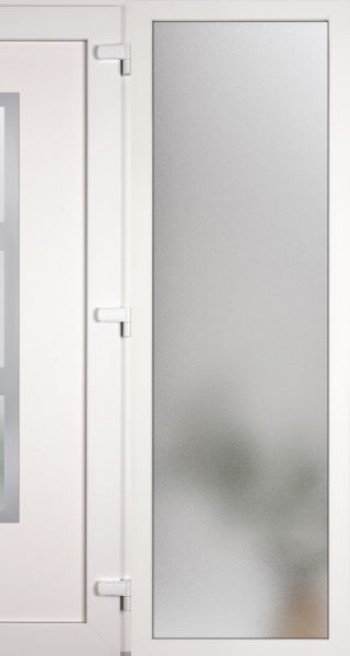 Kunststoff Seitenteil 74 mm für ALU-PVC-Türen der Stärke 74 mm
